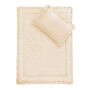 POŚCIEL DZIECIĘCA 100 X 135 LOVELY DOTS BEIGE Z FALBANKĄ