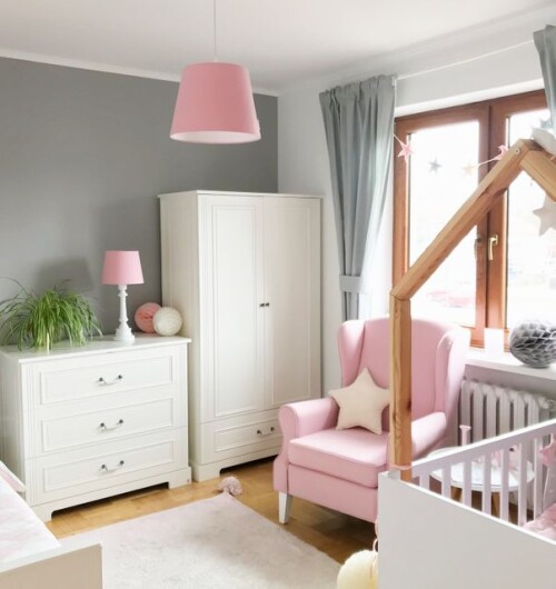 LAMPA STOJĄCA CLASSIC PINK STOŻEK