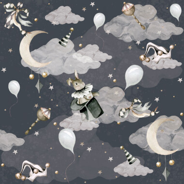 Magiczna uczta – gray blue / Toys from the attic