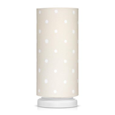 lampka nocna w kropki do pokoju dziecka
