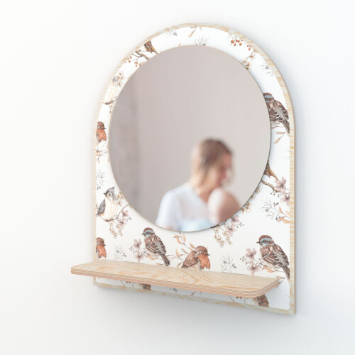 Lustro Birds White