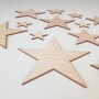 Gwiazdki drewniane na ścianę