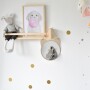 Dekoracja do pokoju dziecka- bezpieczne lustro w kształcie kotka