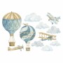 retro-balony-i--samoloty-naklejki-na-sciane-dla-dzieci-zestaw-4