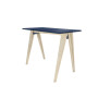 B-PIN1 - minimalistyczne biurko ze sklejki z kolorowym blatem. Tanie biurko.