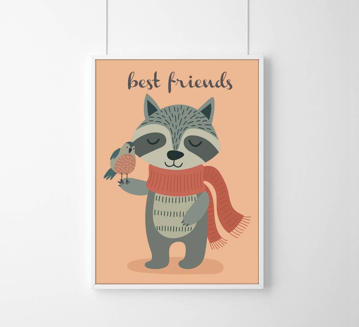 PLAKAT DLA DZIECI BEST FRIENDS