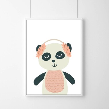 plakat dla dzieci Panda