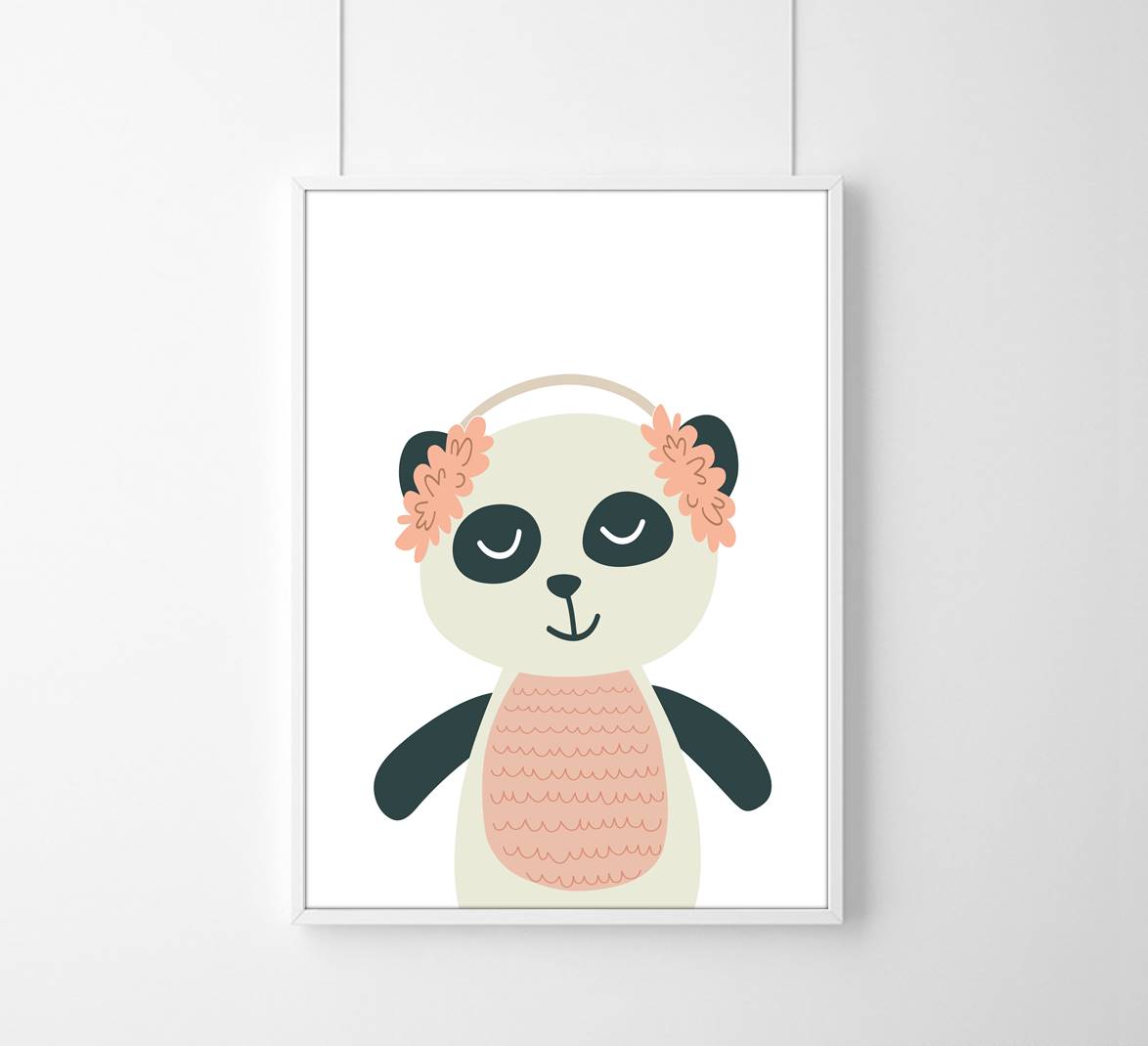 plakat dla dzieci Panda