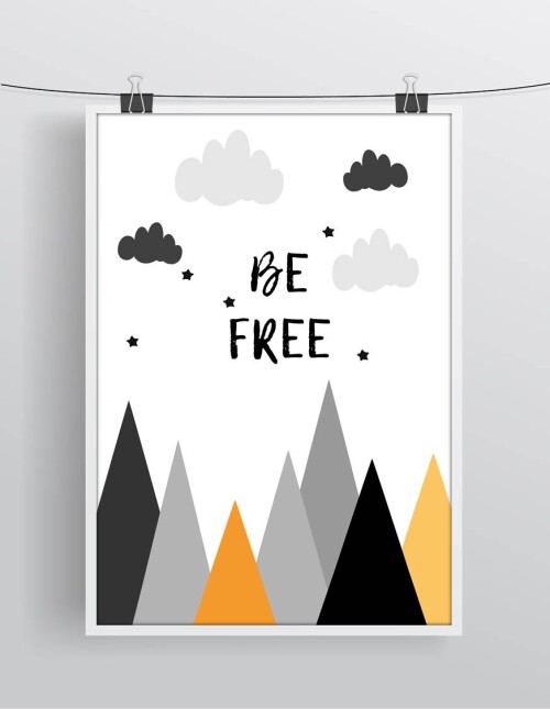 plakat-dla-dzieci-be-free-