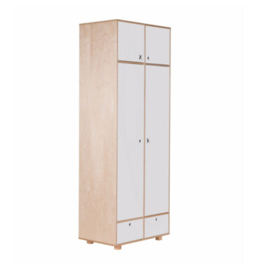 SZAFA 2-DRZWIOWA 215 X 80,5 SZARA