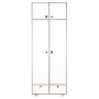 SZAFA 2-DRZWIOWA 215 X 80,5 SZARA
