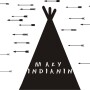 Naklejka Tablicowa Tipi i Strzały