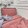HAFTOWANY MUŚLINOWY KOMPLET POŚCIELI Z WYPEŁNIENIEM MALAGA