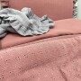 HAFTOWANY MUŚLINOWY KOMPLET POŚCIELI Z WYPEŁNIENIEM MALAGA