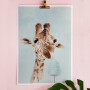Plakat Żyrafa Marta mint 2