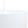 Lampa wisząca biała okrągła minimalistyczna do pokoju dziecka