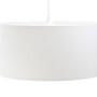 Lampa wisząca biała okrągła minimalistyczna do pokoju dziecka