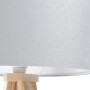 LampA STOJĄCA szara trójnóg drewniane nogi