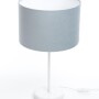 Błękitna lampka na stolik