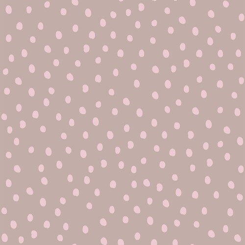 SIMPLE irregular dots powder pink cappucino Tapeta