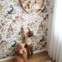 Tapeta do pokoju dziecka z leśnymi zwierzątkami – Cute Forest Animals