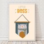 Plakat dla dzieci Little boss