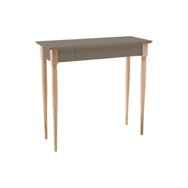 Nowoczesne biurko MAMO z drewnianymi nogami to pełna minimalistycznego wdzięku propozycja, w której kolor spotyka się z ponadczasową formą.