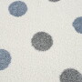 OKRĄGŁY DYWAN CONFETTI CREAM/BLUE-SILVER GREY