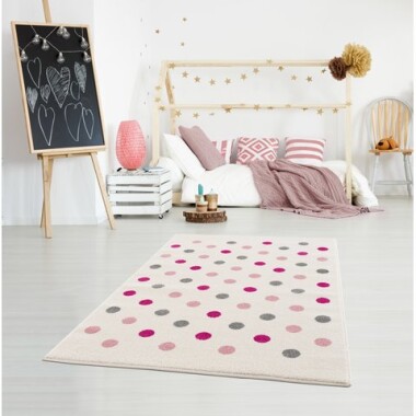 DYWAN CONFETTI CREAM/PINK-SILVER GREY