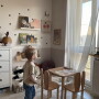 Zestaw do pokoju dziecka- stolik + krzesełko królik