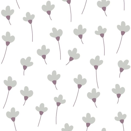 SIMPLE Daisies on white Tapeta