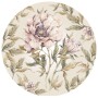 Naklejka na ścinę w kształcie koła- peonie