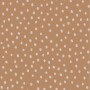 Tapeta SIMPLE w nieregularne kropki cynamon