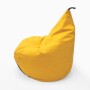 Duży żółty puf, worek sako do siedzenia, siedzisko kolorowe do pokoju dziecka, do medytacji
