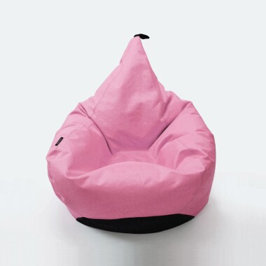 Duży różowy puf, worek sako do siedzenia, siedzisko kolorowe do pokoju dziecka, do medytacji