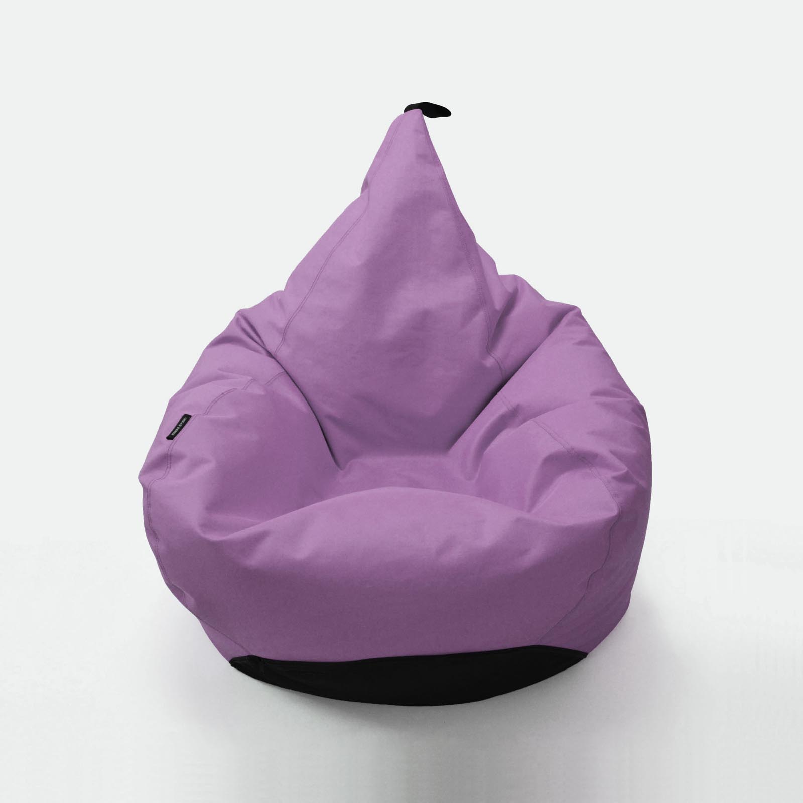 Duży wrzosowy fioletowy puf, worek sako do siedzenia, siedzisko kolorowe do pokoju dziecka, do medytacji