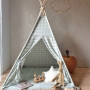 Mint – tipi, namiot dla dzieci z matą podłogową z dwustronnego muślinu