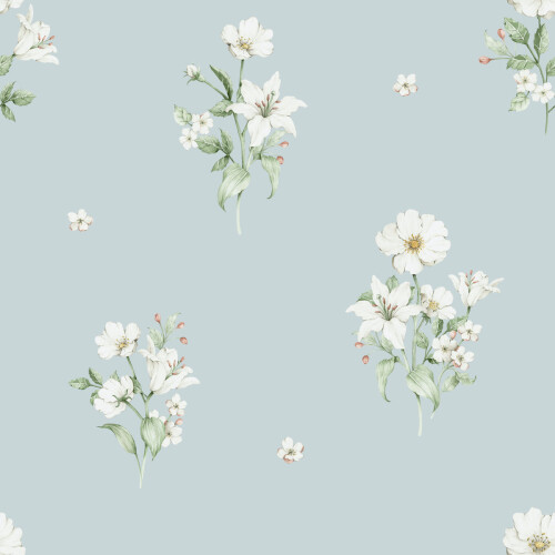 tapeta-biale-kwiaty-blekit-dekorillo-scaled