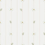 Tapeta Angielski Ogród- kwiatki na białym tle-delikatna biała tapeta do sypialni