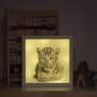 Podświetlany obrazek z tygrysem do pokoju dziecka