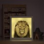 Podświetlany obrazek z lwem do pokoju dziecka