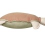 Poduszka do pokoju dziecka w kształcie żółwia morskiego ze skorupą od spodu zielonąm a od góry kasztanowym