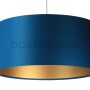 Lampa wisząca granatowa złoty