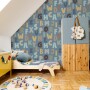 Tapeta edukacyjna w literki Letters Blue