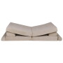 Sztruksowa sofa dziecięca premium beżowa