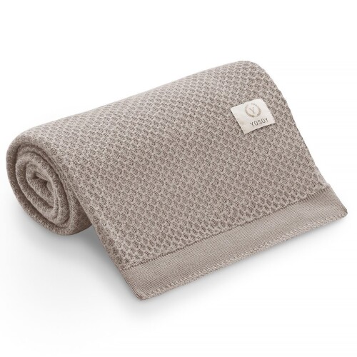Koc bambusowy CLOVER light beige