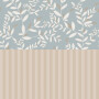 Delicate Twigs with Blue and Beige Tapeta