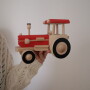 Drewniany traktor