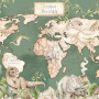 mapa-swiata--dinozaury-zielona-dekorillo