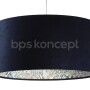 LAMPA WISZĄCA GRANATOWA WELUROWA Z MOZAIKOWYM WNĘTRZEM